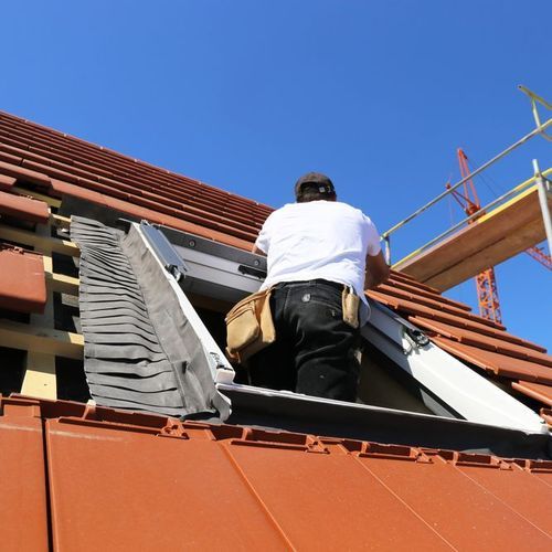 Dakraam afwerken van binnenuit